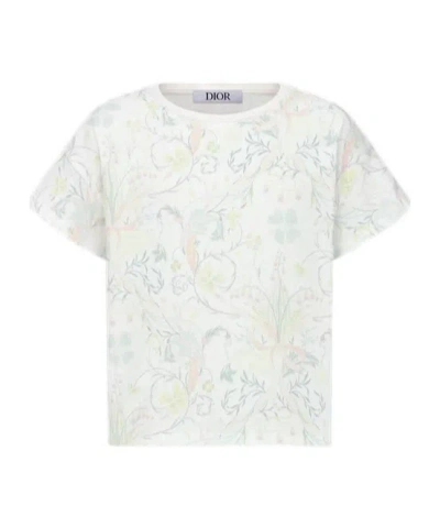 Dior Short-sleesleeved T-shirt In Multi