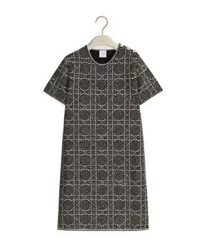 Dior Short Sleeve Dress In Multi