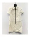 Dior Short Sleeve Dress In Nude
