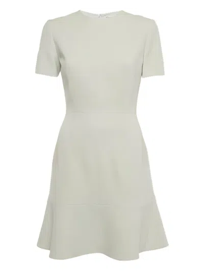 Pre-owned Dior Short-sleeve Mini Dress In Neutral