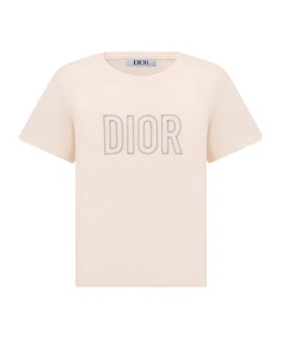 Dior Short Sleeve T-shirt In White