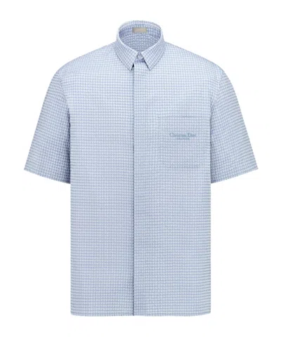 Dior Short-sleeved Shirt In Blue