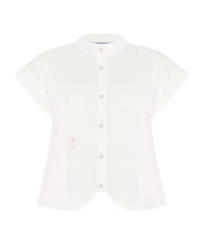 Dior Short-sleeved Shirt In White