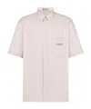 Dior Short-sleeved Shirt With Christian  Paris Tag In Pink