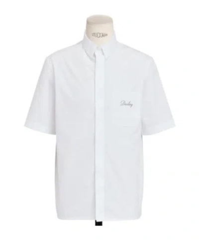 Dior Short-sleeved Shirt In White