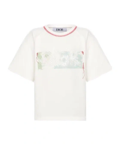 Dior Short-sleeved T-shirt In White