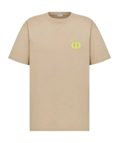 Dior Short-sleeved T-shirt In Beige