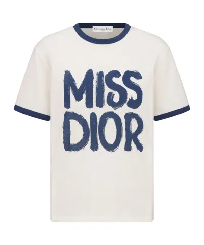 Dior Short-sleeved T-shirt In Beige