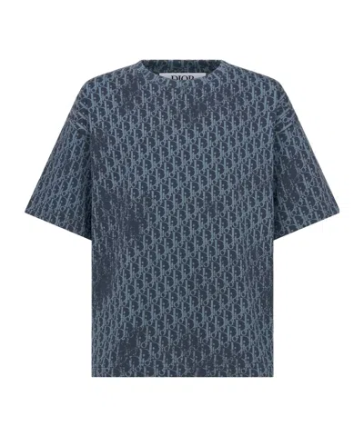 Dior Short-sleeved T-shirt In Blue