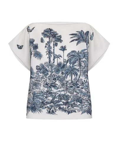 Dior Short-sleeved Tops In White
