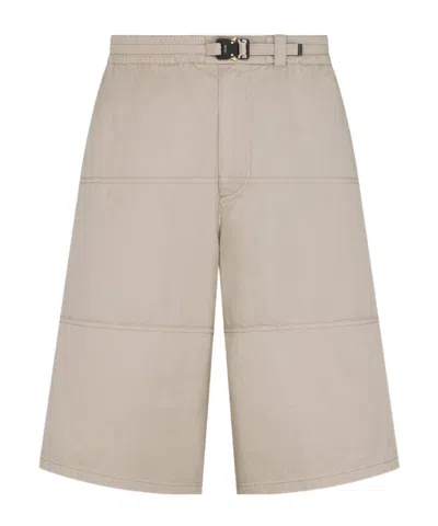 Dior Shorts With  Buckle In Sand