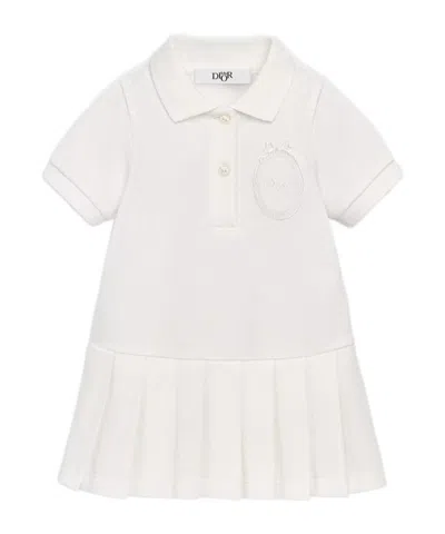 Dior Short-sleeved Dress In White