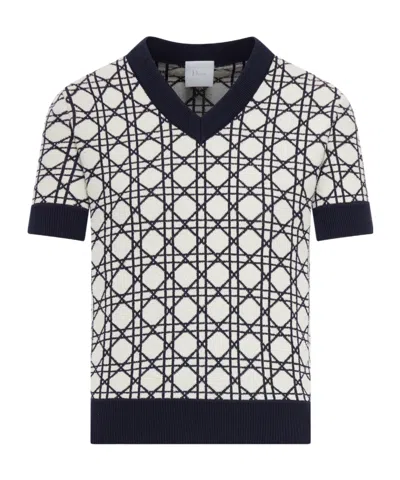 Dior Short-sleeved Knitwear In Multi