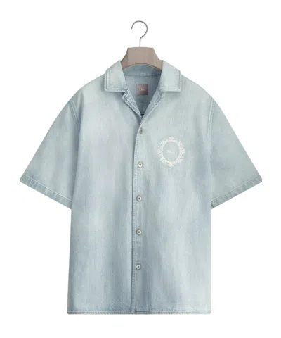 Dior Short-sleeved Shirt In Blue