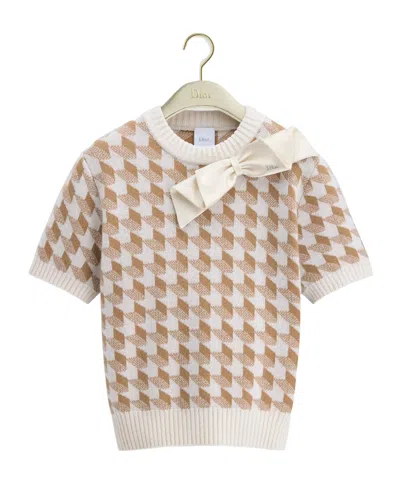 Dior Short-sleeved Sweater In Multi