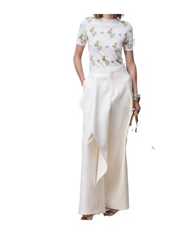 Dior Short-sleeved Sweater In White