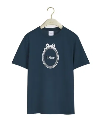 Dior Short-sleeved T-shirt In Blue