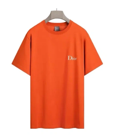 Dior Short-sleeved T-shirt In Orange