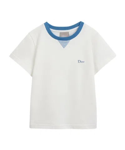 Dior Babies' Short-sleeved T-shirt In White