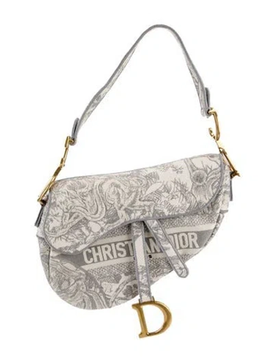 Pre-owned Dior Shoulder Bag In White