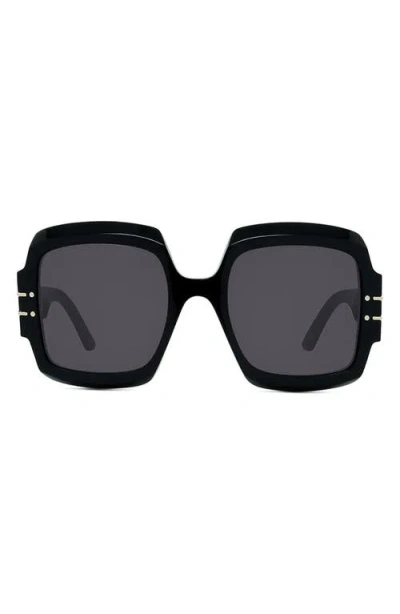 Dior Signature 55mm Square Sunglasses