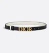 Dior Reversible D-dream Belt In Black
