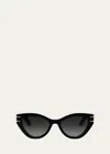 Dior Signature B7i Sunglasses In Shiny Gold Dh Smo