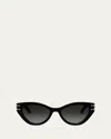 Dior Signature B7i Sunglasses In Shiny Gold Dh Smoke