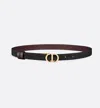 Dior 30 Montaigne Reversible Belt In Black