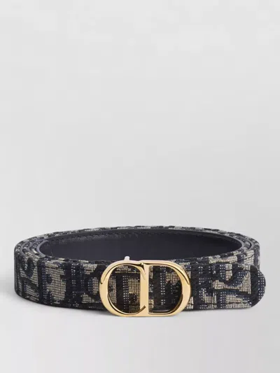 Dior Signature Belt In Black