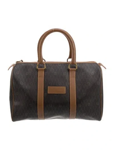 Pre-owned Dior Signature Boston Vintage In Black