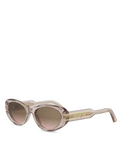 Dior Signature Cat Eye Sunglasses, 53mm In Gray