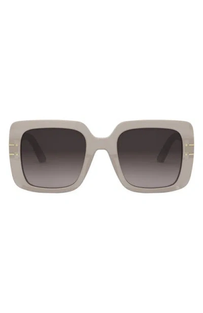 Dior Signature S11i 54mm Square Sunglasses In Brown