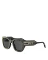 Dior Signature Square Sunglasses, 54mm In Black