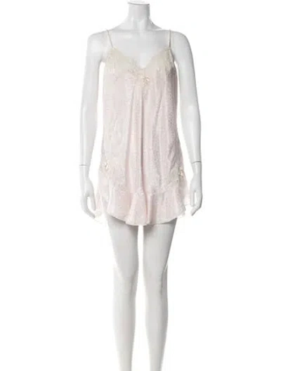 Pre-owned Dior Silk Animal Print Nightgown In Multi