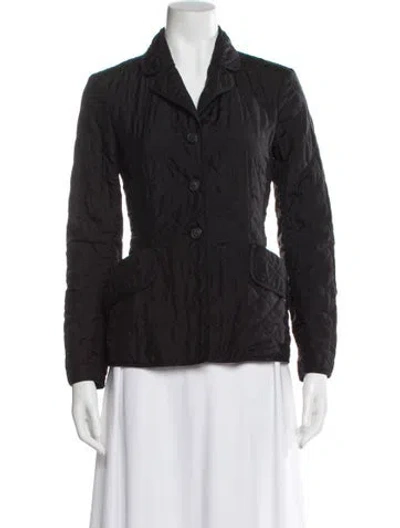 Pre-owned Dior Silk Blazer In Black