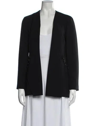 Pre-owned Dior Silk Blazer In Black