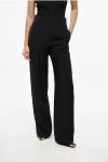 Dior Silk Blend Straight Fit Pants With Flush Pockets Grösse 42 In Black