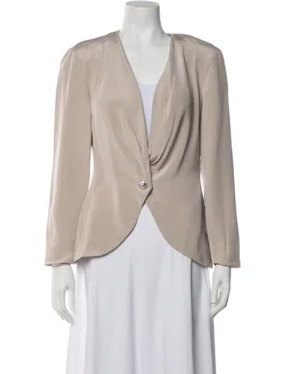 Pre-owned Dior Silk Jacket In Neutrals