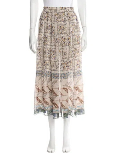 Pre-owned Dior Silk Long Skirt In Multi