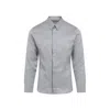 Dior Men's Silk Long Sleeves Shirt In Gray