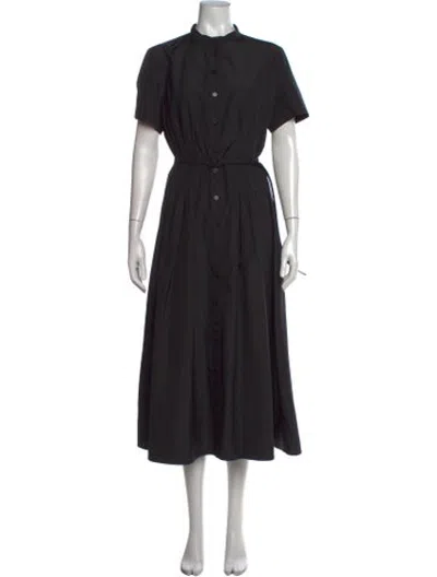 Pre-owned Dior Silk Midi Length Dress W/ Tags In Black
