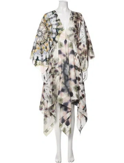 Pre-owned Dior Silk Midi Length Dress W/ Tags In Neutrals