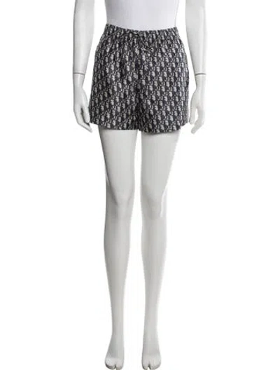 Pre-owned Dior Silk Mini Shorts In Blue
