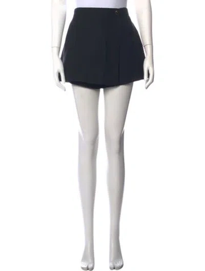 Pre-owned Dior Silk Mini Shorts In Blue
