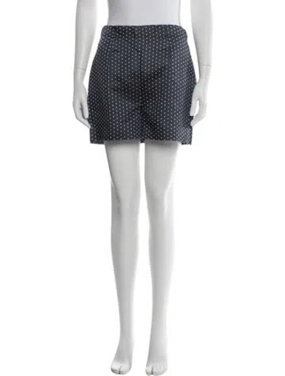 Pre-owned Dior Silk Mini Shorts In Grey