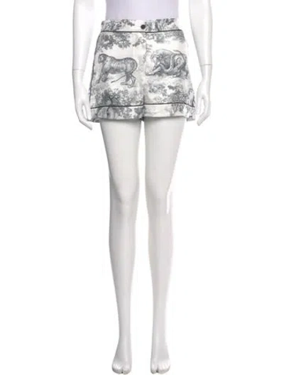 Pre-owned Dior Silk Mini Shorts In Multi