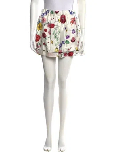 Pre-owned Dior Silk Mini Shorts In Neutral