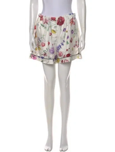 Pre-owned Dior Silk Mini Shorts In Neutral
