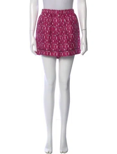 Pre-owned Dior Silk Mini Shorts In Pink